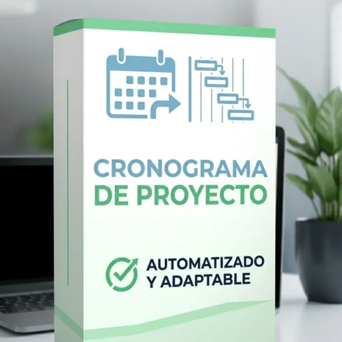 Plantilla Maestra de Cronograma y Seguimiento (Gantt Automático)