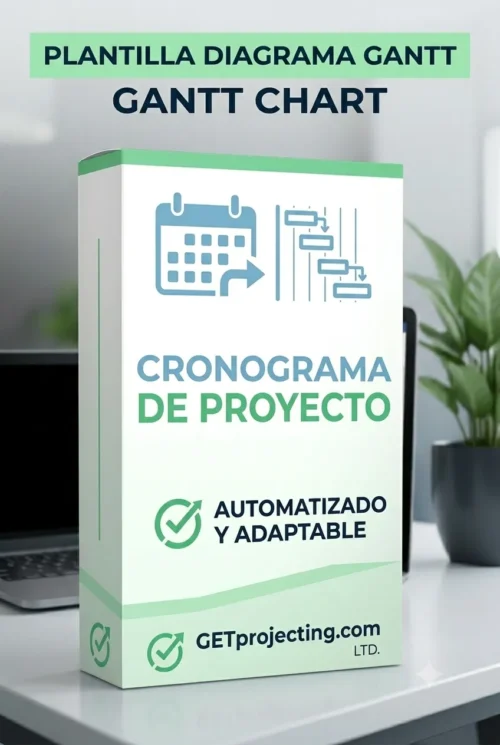 Plantilla Maestra de Cronograma y Seguimiento (Gantt Automático)