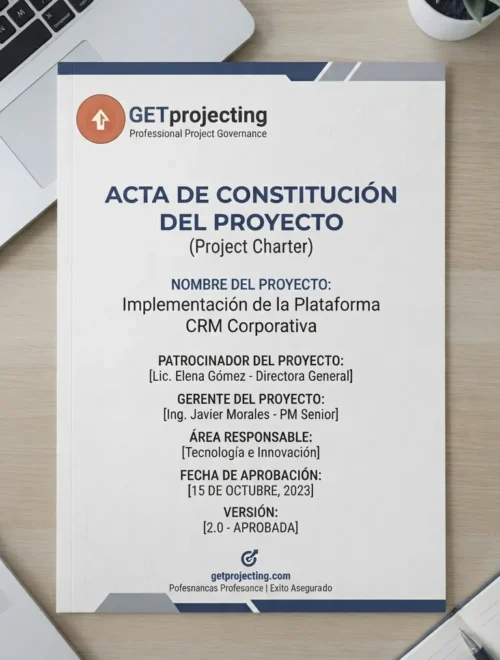 Acta de Constitución de Proyecto — Plantilla Profesional Completa